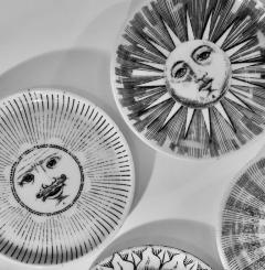 Piero Fornasetti Complete Set of Eight Soli e Lune Drinks Coasters by Fornasetti Italy - 1401493