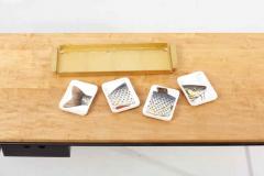 Piero Fornasetti Fornasetti Fish Bowls on a Brass Tray - 2904427