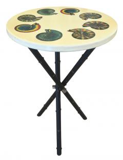 Piero Fornasetti Fornasetti Side Table with Seashell Motif Italy 1960s - 442708