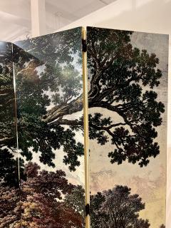 Piero Fornasetti Four Panel Folding Screen by Piero Fornasetti - 3121582