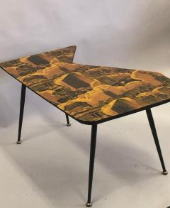 Piero Fornasetti Italian Mid Century Modern NYC Screen Print Cocktail Table Piero Fornasetti - 2372410