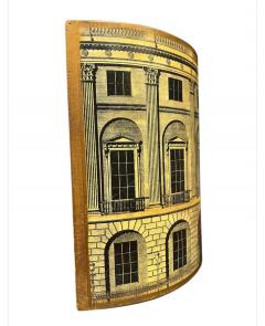 Piero Fornasetti Litho Wooden Waste Paper Basket Bin 1940 - 3915645