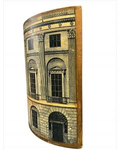 Piero Fornasetti Litho Wooden Waste Paper Basket Bin 1940 - 3915646