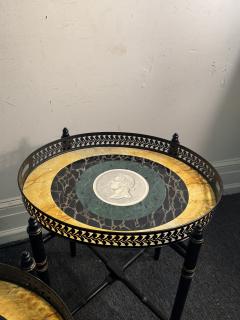 Piero Fornasetti MID CENTURY HAND PAINTED BUTLER TRAYS IN THE MANNER OF PIERO FORNASETTI - 4318444