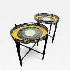Piero Fornasetti MID CENTURY HAND PAINTED BUTLER TRAYS IN THE MANNER OF PIERO FORNASETTI - 4337801