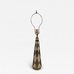 Piero Fornasetti MID CENTURY PAIR OF HARLEQUIN PATTERN OBELISK LAMPS IN THE MANNER OF FORNASETTI - 2828557