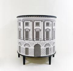 Piero Fornasetti Mid Century Modern Demi Lune Cabinet by Fornasetti - 3262068