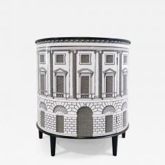 Piero Fornasetti Mid Century Modern Demi Lune Cabinet by Fornasetti - 3263030