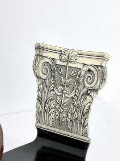 Piero Fornasetti Miniature Prototype Sole Table Chairs Set by Piero Fornasetti - 3121563