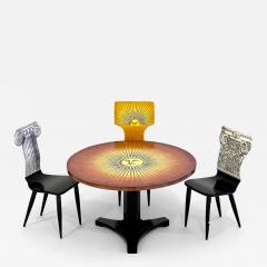Piero Fornasetti Miniature Prototype Sole Table Chairs Set by Piero Fornasetti - 3132592