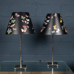 Piero Fornasetti Pair Of Late 20th Century Italian Table Lamps By Fornasetti - 2642798