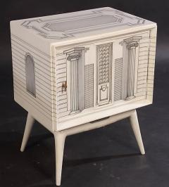 Piero Fornasetti Pair of Architectural End Tables in the Manner of Fornasetti - 573097