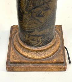 Piero Fornasetti Pair of Italian Mid Century Modern Table Lamps in Style of Piero Fornasetti 1950 - 4523478