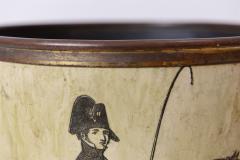 Piero Fornasetti Piero Fornasetti Cavalieri Waste Paper Basket c 1950 - 1146809