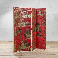 Piero Fornasetti Piero Fornasetti Decoratvie Wooden Screen Gran Coromandel - 4244859