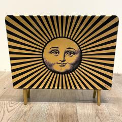 Piero Fornasetti Piero Fornasetti Mid Century Modern Magazine Rack Lacquer Metal Italy 1960s - 3461044