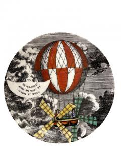 Piero Fornasetti Piero Fornasetti Mongolfiere Plates Italy 1955 - 2086497