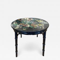 Piero Fornasetti Piero Fornasetti Side Table with Flower Motif Italy 1960s - 2086978