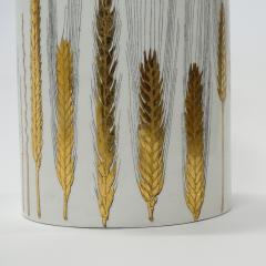 Piero Fornasetti Piero Fornasetti Wheat Spikes Large Ceramic Jar Italy 1960s - 2979325