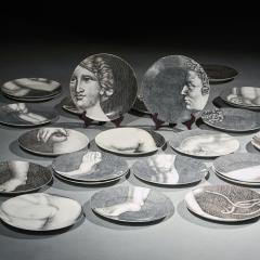 Piero Fornasetti SET OF TWENTY FOUR EARLY PIERO FORNASETTI ADAM AND EVE PORCELAIN PLATES  - 2707799