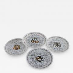 Piero Fornasetti Sagittarius Libra and Gemini Zodiac Plates by Piero Fornasetti - 4728687