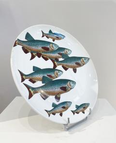 Piero Fornasetti Set of 6 Italian Decorative Fish Plates by Piero Fornasetti - 3258411