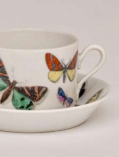 Piero Fornasetti Set of Farfalle Butterflies Cups and Saucers by Piero Fornasetti Italy 1955 - 3923426