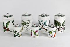 Piero Fornasetti Set of seven lidded kitchen jars - 2824764