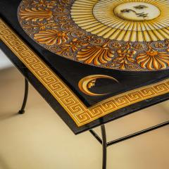 Piero Fornasetti Square Fornasetti Coffee Table with Sun Motif 20th Century - 4531909