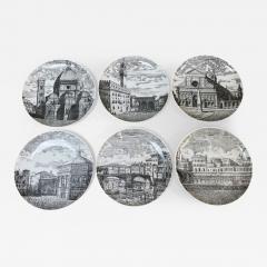 Piero Fornasetti The Serie Firenze Plates by Fornasetti - 3624907