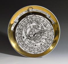 Piero Fornasetti Vintage Piero Fornasetti Porcelain Astrolabe Complete Set of Twelve Plates - 2335022