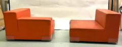 Piero Lissoni Italian Mid Century Modern Pair of Lounge Chairs by Piero Lissoni - 3519301
