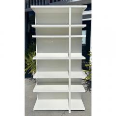 Piero Lissoni Modern White Lacquer Bookcase by Piero Lissoni for Cassina Italy - 3593903