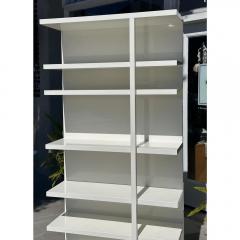 Piero Lissoni Modern White Lacquer Bookcase by Piero Lissoni for Cassina Italy - 3593904