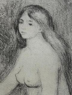 Pierre Auguste Renoir Pierre Auguste Renoir Aquatint on Arches Paper Titled Femme Nue with C O A  - 4564338