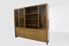 Pierre Balmain Pierre Balmain Vintage Bookcase in Wood and Glass - 2633800