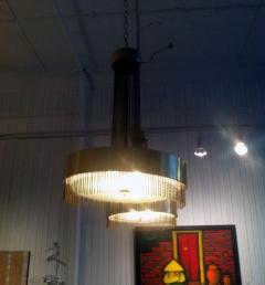 Pierre Cardin A Pair of French Brass Chandelier Ceiling Light Pierre Cardin - 98381