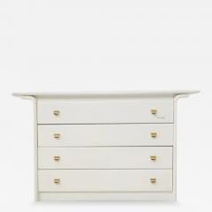 Pierre Cardin Dresser in White Lacquered Wood by Pierre Cardin Original Signature - 3630256
