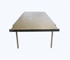 Pierre Cardin Extendable Chromed Mirror Dining Table by Pierre Cardin - 3149295