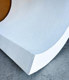 Pierre Cardin Mid Century Modern Pierre Cardin Inspired Side Tables Lacquered Fiber Cloth - 4397266