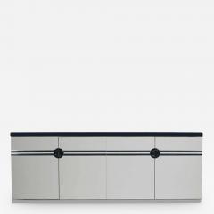 Pierre Cardin Mid Century Modern White Dresser or Credenza by Pierre Cardin in Art Deco Form - 2472765