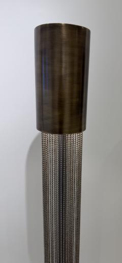 Pierre Cardin Pair of Pierre Cardin 1960s Aged Brass French Mid Century Floor Lamps - 4484394