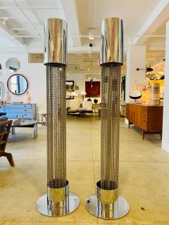 Pierre Cardin Pair of Pierre Cardin 1970s High Style Floor Lamps - 1626066