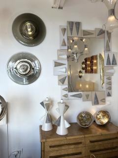Pierre Cardin Pair of Sconces Smoke Murano Glass by Pierre Cardin for Venini Italy 1970s - 4102803