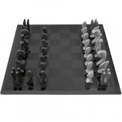 Pierre Cardin Pierre Cardin 1969 Evolution Chess Set with Glass Board - 181681