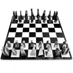 Pierre Cardin Pierre Cardin 1969 Evolution Chess Set with Marble Board - 3788678