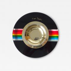 Pierre Cardin Pierre Cardin 1970s Rainbow and Black Lucite Ashtray France - 3867099