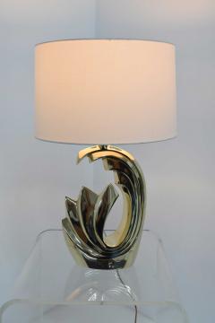 Pierre Cardin Pierre Cardin Brass Tidal Wave Lamps - 1287187