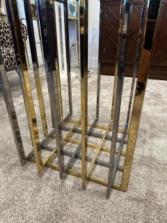 Pierre Cardin Pierre Cardin Cage Style Base Dining Table in Mixed Metals - 4636941