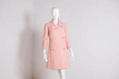 Pierre Cardin Pierre Cardin Lightweight Pink Wool Coat - 3646878